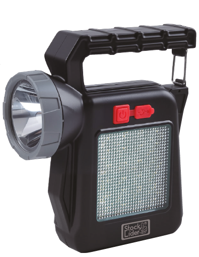 Lámpara Solar LED Portátil Recargable USB-C para Camping y Emergencias